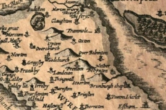 Map of the Wirral. 1611